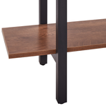 Bücherregal mit 5 Fächern DARBY 180 cm Dunkelbraun
