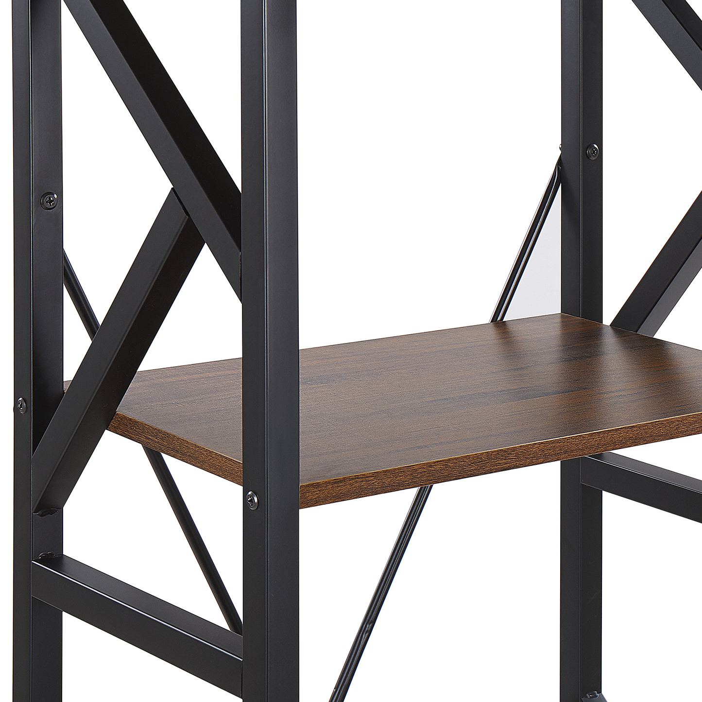 Bücherregal mit 5 Fächern DALE 150 cm Dunkelbraun