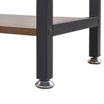 Bücherregal mit 5 Fächern DALE 150 cm Dunkelbraun