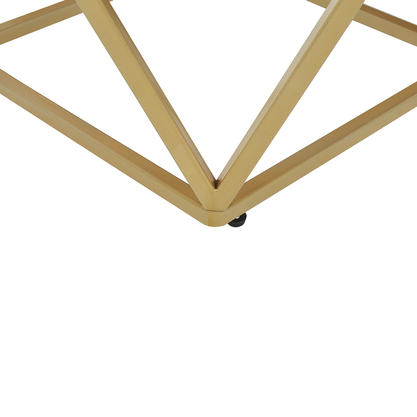 Beistelltisch schwarz / gold Marmor Optik quadratisch 50 x 50 cm MALIBU