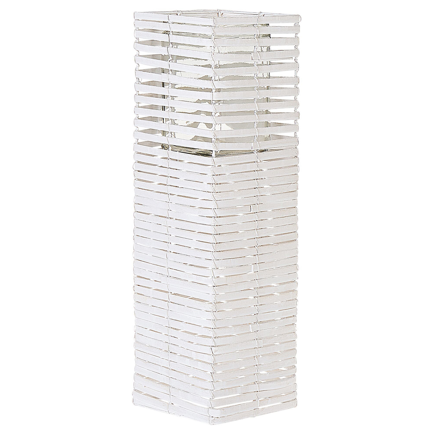 Kerzenständer 3er Set MAROLA 54/34/20 cm Weiss