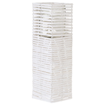 Kerzenständer 3er Set MAROLA 54/34/20 cm Weiss