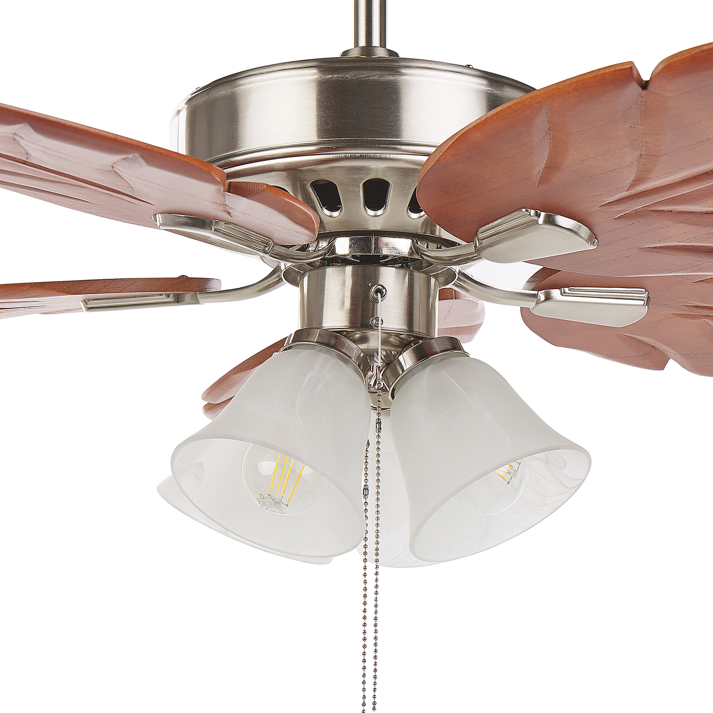 Deckenventilator mit Licht GILA Silber