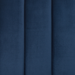 Bett mit Lattenrost Samtstoff MARVILLE 180 x 200 cm Marineblau