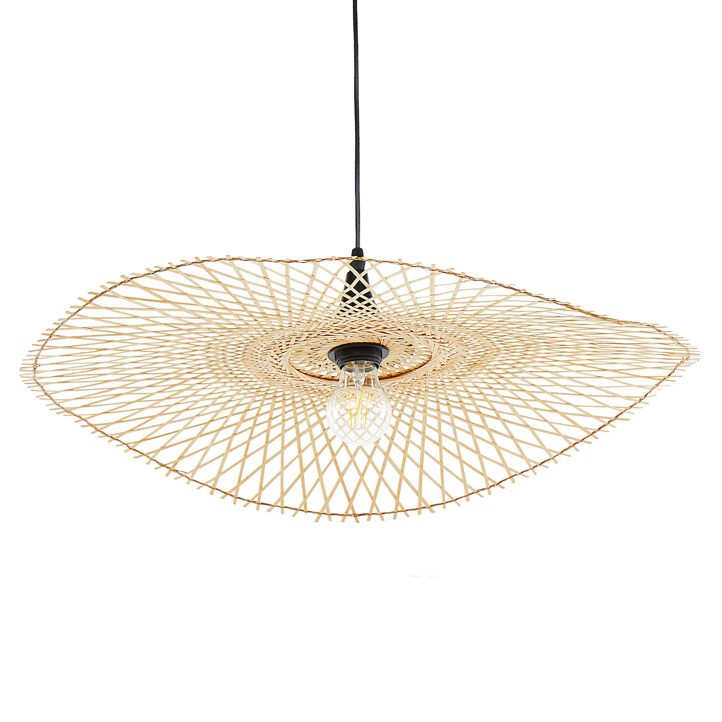 Hängelampe FLOYD Bambusholz Hellbraun