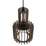 Hängelampe NIARI Dunkelbraun