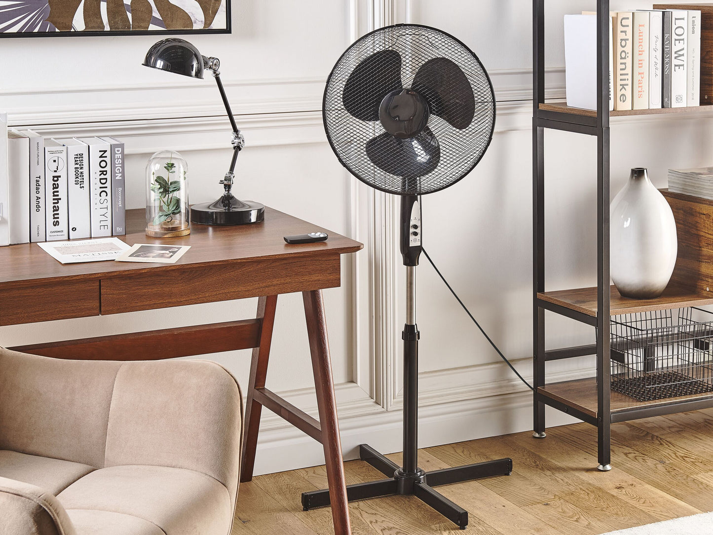 Standventilator schwarz höhenverstellbar SPAY