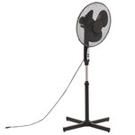 Standventilator schwarz höhenverstellbar SPAY