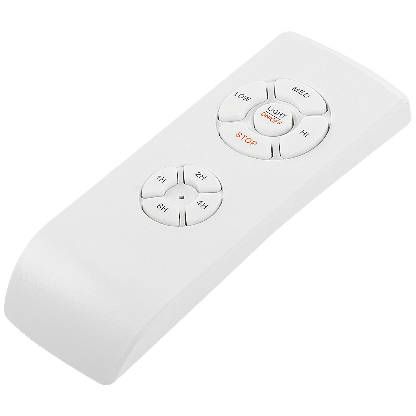 Deckenventilator mit Licht weiss Kristall-Optik einziehbare Flügel PEEL