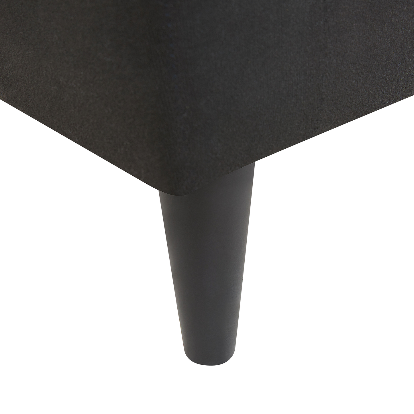 3-Sitzer Sofa schwarz abnehmbarer Bezug GILJA