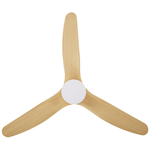 Deckenventilator mit Licht heller Holzfarbton / weiss ANDERSON