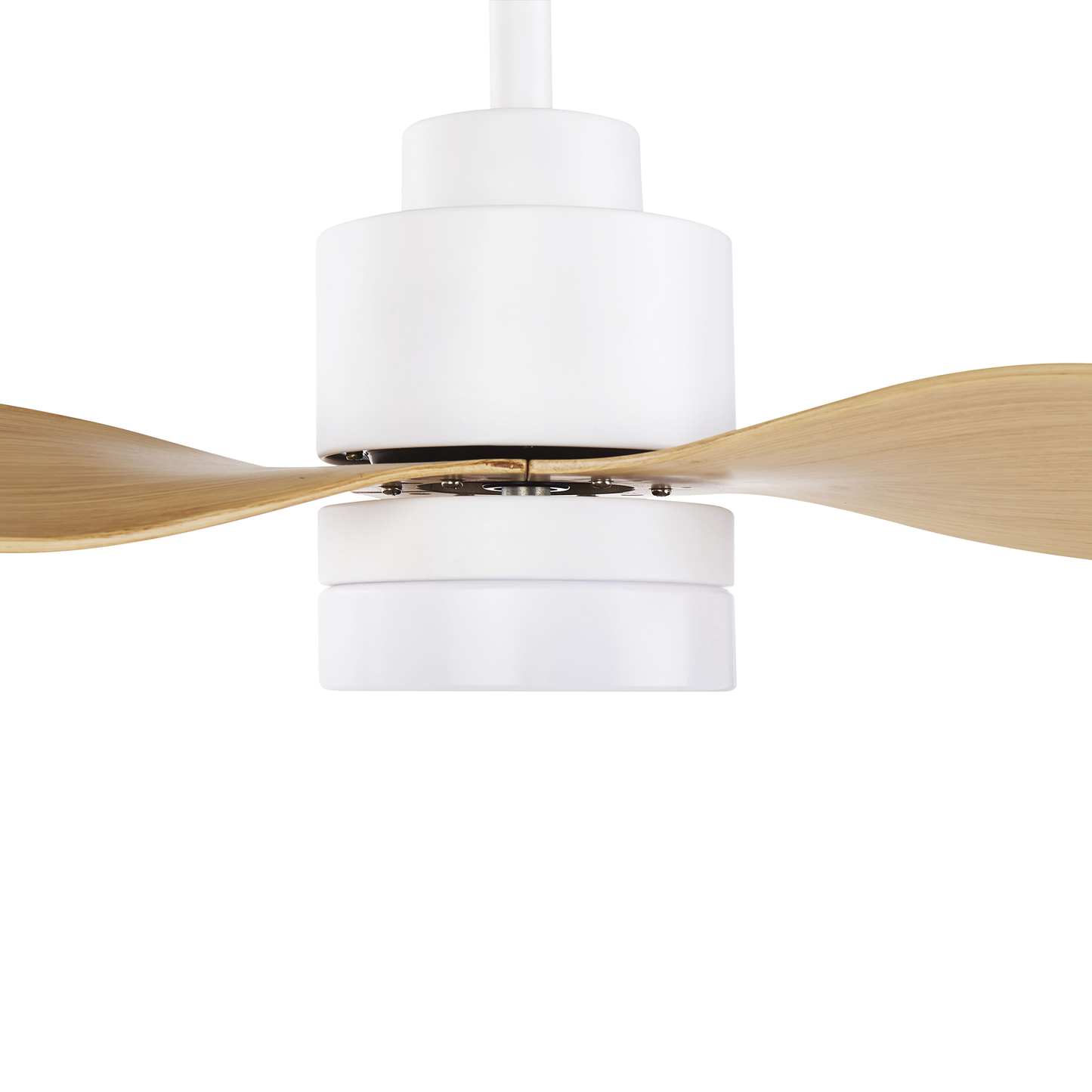 Deckenventilator mit Licht heller Holzfarbton / weiss ANDERSON