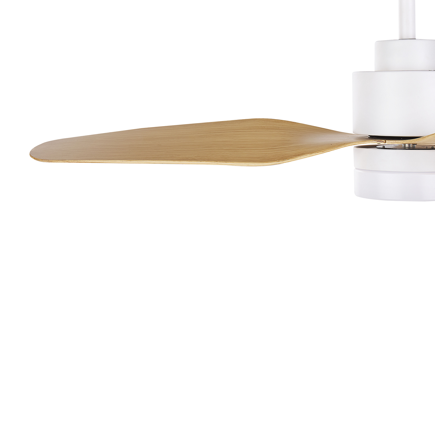 Deckenventilator mit Licht heller Holzfarbton / weiss ANDERSON