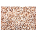 Teppich Kuhfell braun / beige 140 x 200 cm geometrisches Muster Kurzflor TORUL