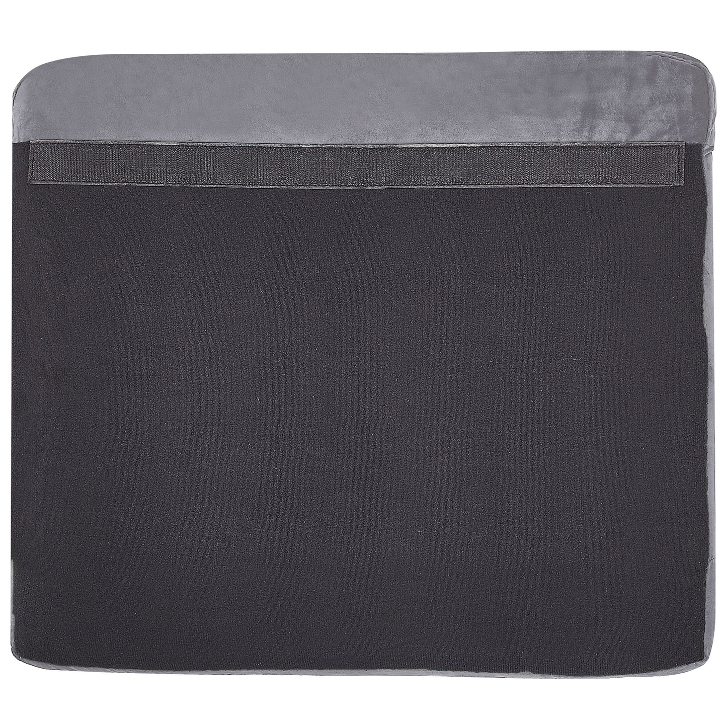 Bezug für 2-Sitzer Sofa BERNES Samtstoff Grau
