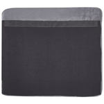 Bezug für 2-Sitzer Sofa BERNES Samtstoff Grau