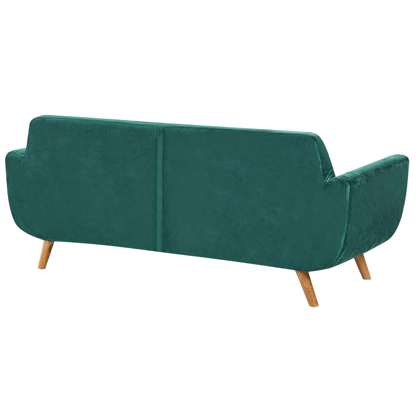 Bezug für 2-Sitzer Sofa BERNES Samtstoff Grün