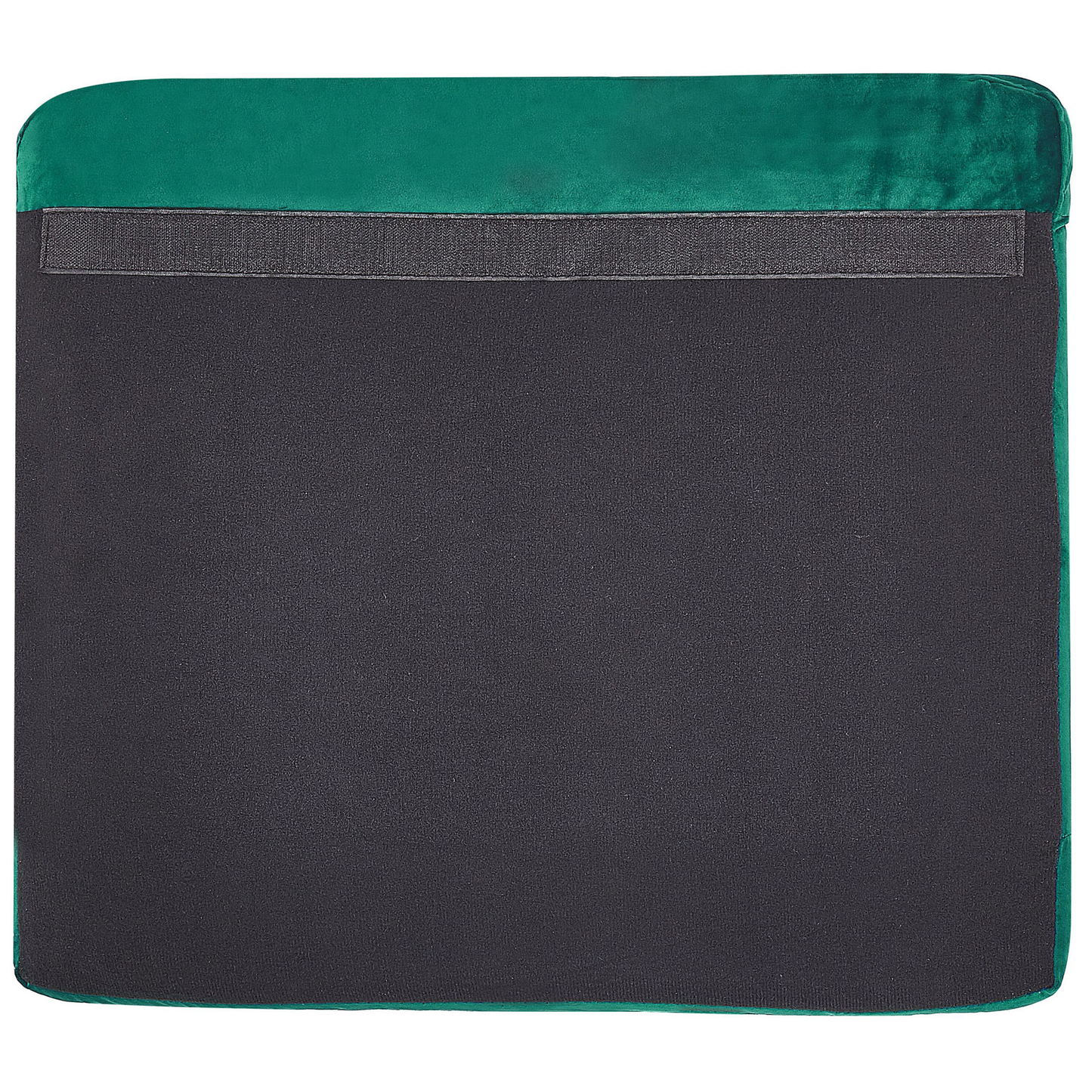 Bezug für 2-Sitzer Sofa BERNES Samtstoff Grün