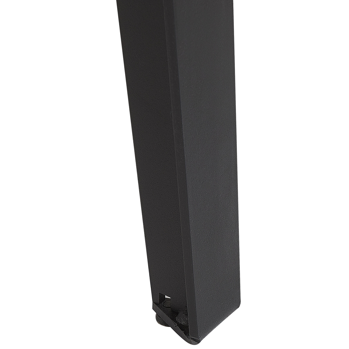 Esstisch dunkler Holzfarbton / schwarz 160 x 90 cm AMARES