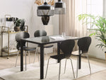Esstisch Sicherheitsglas / schwarz 120 x 80 cm LAVOS