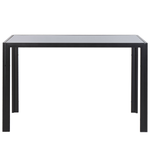 Esstisch Sicherheitsglas / schwarz 120 x 80 cm LAVOS