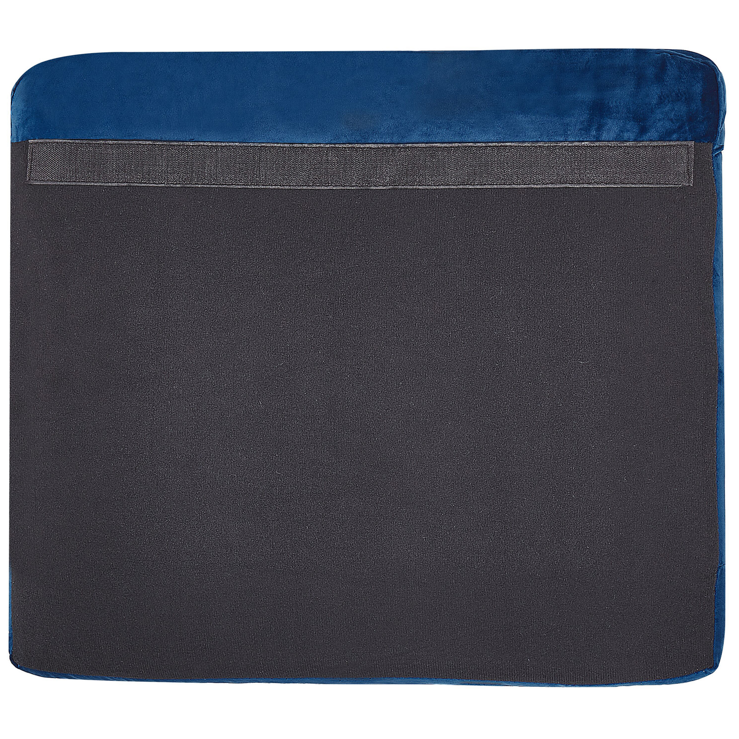 Bezug für 2-Sitzer Sofa BERNES Samtstoff Marineblau