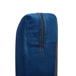 Bezug für 2-Sitzer Sofa BERNES Samtstoff Marineblau
