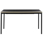 Ausziehbarer Esstisch AVIS Schwarz 140/190 cm 90 cm