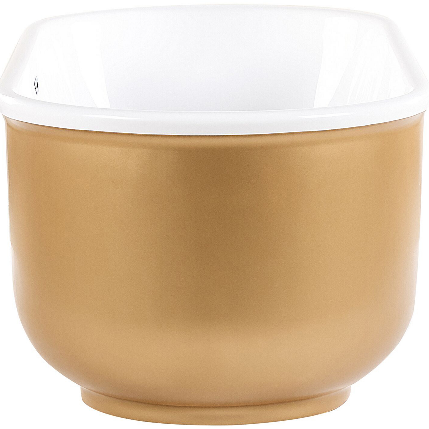 Badewanne freistehend gold oval 170 x 80 cm PINEL