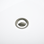 Badewanne freistehend silber oval 170 x 80 cm PINEL