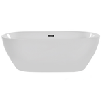 Badewanne freistehend  weiss oval 160 x 75 cm NEVIS