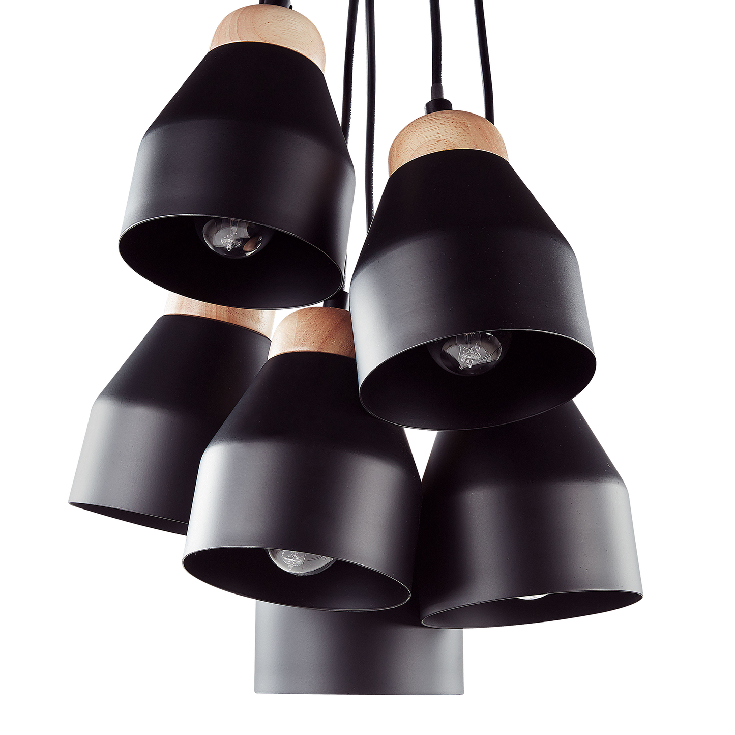 Hängelampe CESTOS Metall Schwarz