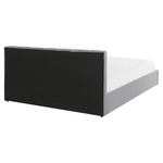 Bett mit Stauraum Stoff DREUX 160 x 200 cm Hellgrau