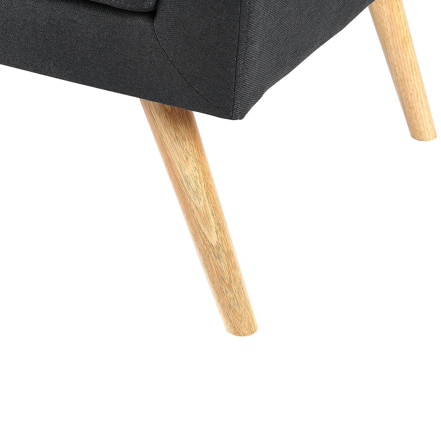 2-Sitzer Küchensofa schwarz SKIBBY