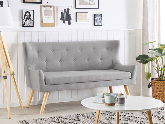 2-Sitzer Küchensofa hellgrau SKIBBY