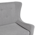 2-Sitzer Küchensofa hellgrau SKIBBY