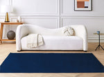 Teppich marineblau 160 x 230 cm Kurzflor GESI II