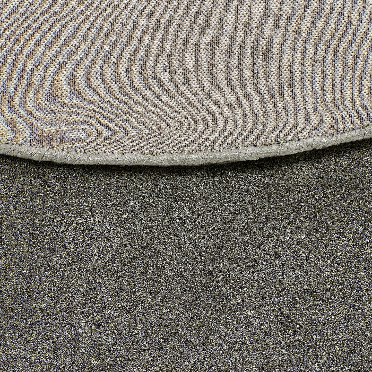 Teppich dunkelgrau ⌀ 140 cm Kurzflor GESI II