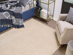 Teppich beige 160 x 230 cm Kurzflor GESI II