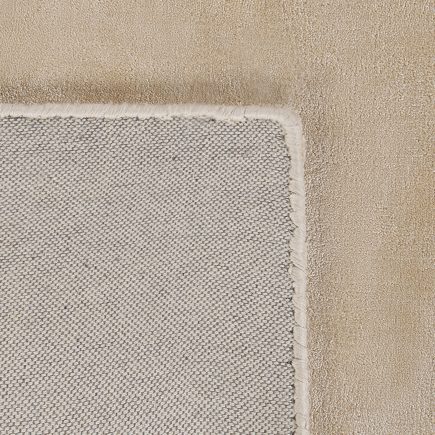 Teppich beige 160 x 230 cm Kurzflor GESI II
