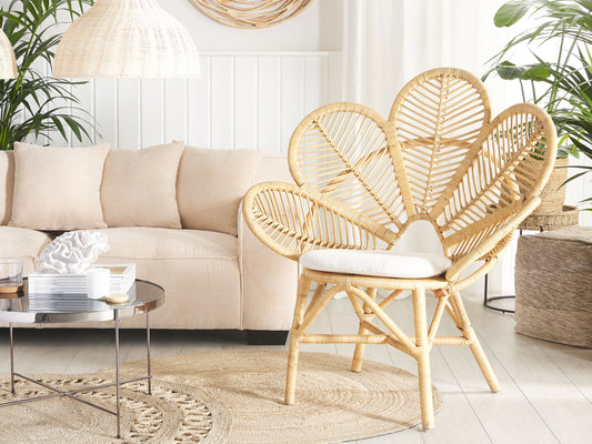 Pfauenstuhl FLORENTINE Rattan Naturfarben