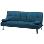 3-Sitzer Schlafsofa blau ROXEN