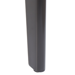 Ausziehbarer Esstisch MOSBY Schwarz / Weiss 160/200 cm 90 cm