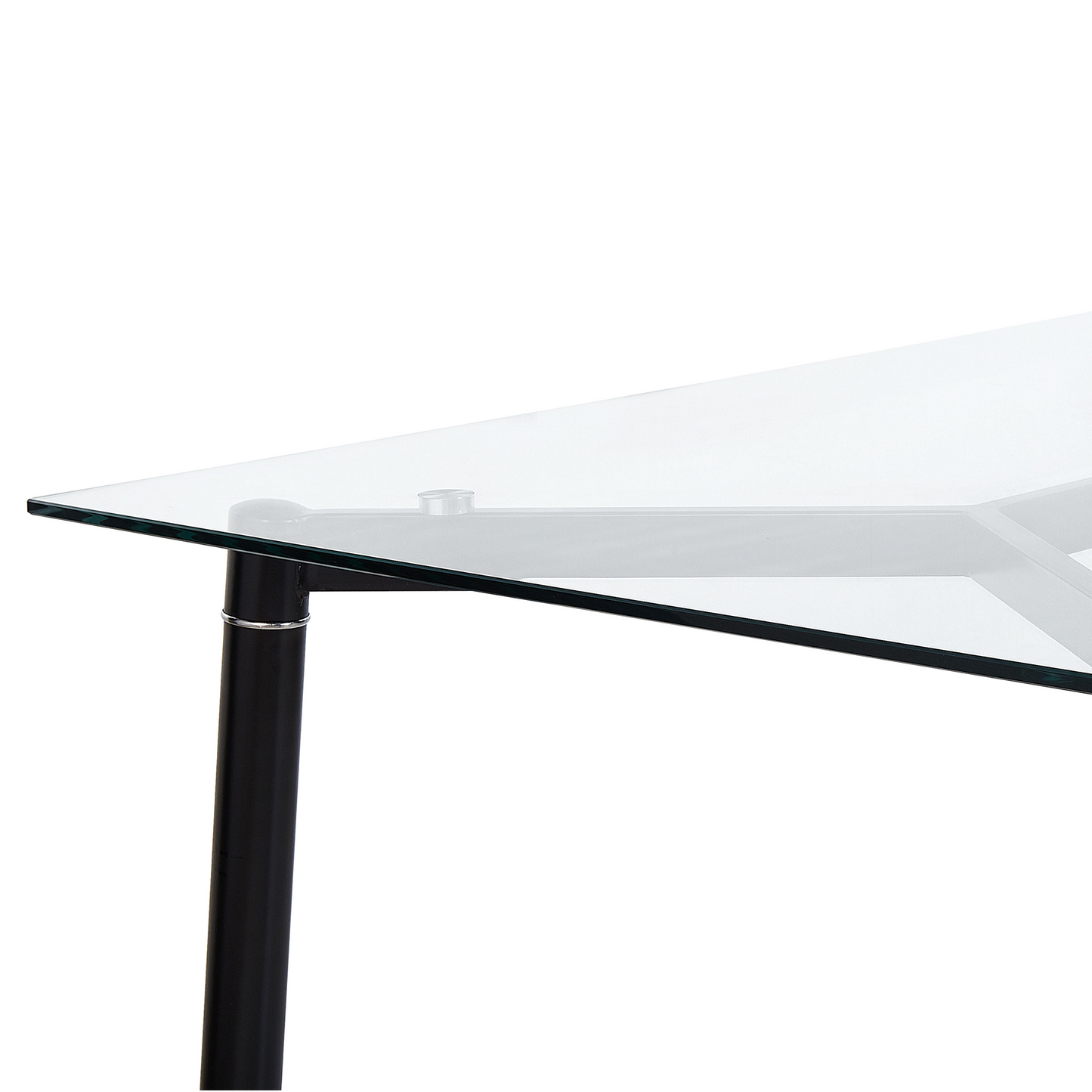 Esstisch TOTHAM Schwarz 150 cm 90 cm Sicherheitsglas