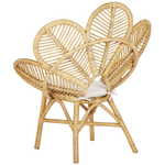 Bistro Set inkl. Kissen FLORENTINE / LIMNI Rattan Beige