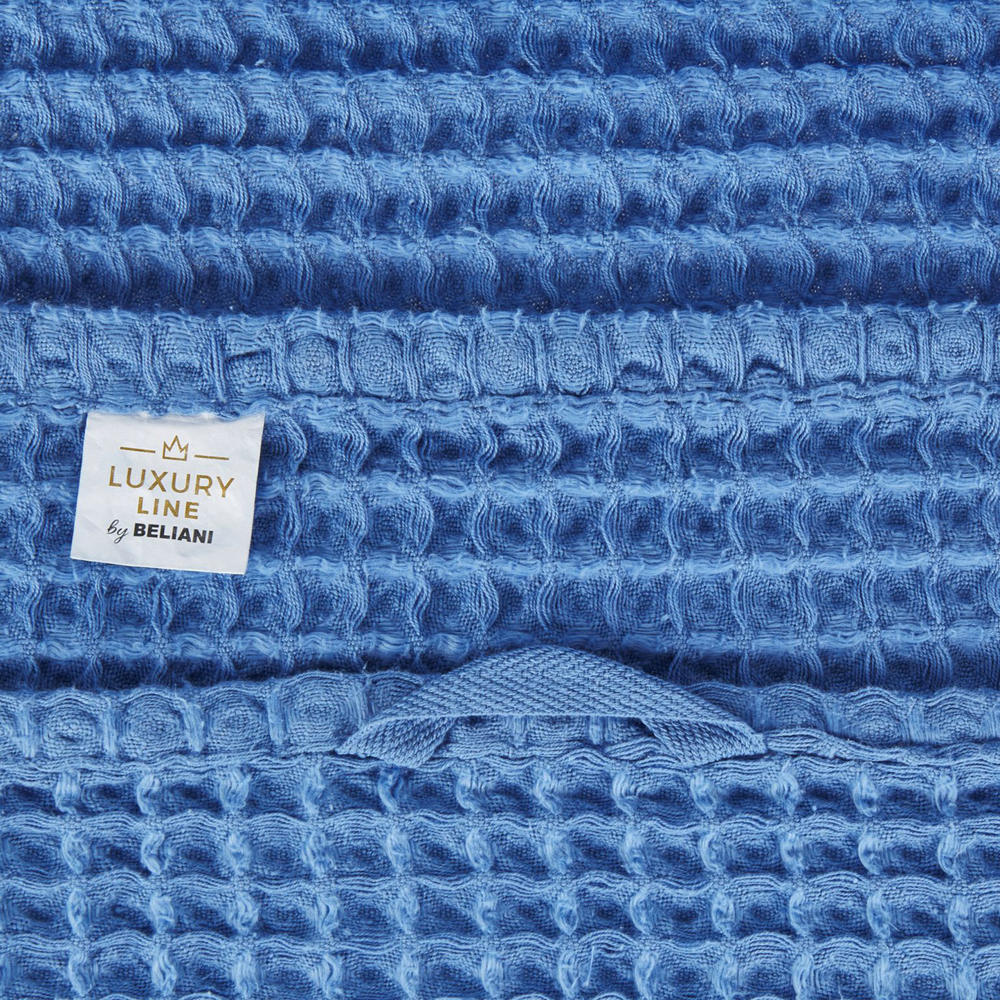 Badehandtuch Set Baumwolle blau 4-teilig AREORA