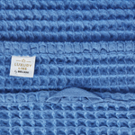 Badehandtuch Set Baumwolle blau 4-teilig AREORA
