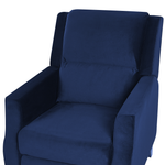 Sessel Samtstoff marineblau verstellbar EGERSUND