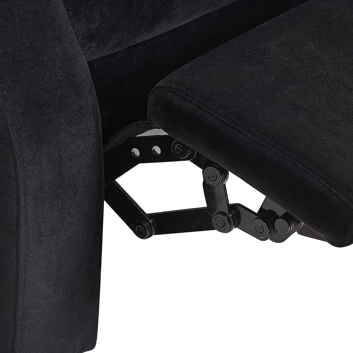 Sessel Samtstoff Schwarz EGERSUND