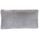 Chaiselongue Samtstoff mit Bluetooth Lautsprecher USB-Port hellgrau SIMORRE